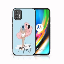 MY ART Cover in silicone Motorola Moto G9 Plus POOL (126)