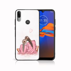 MY ART Cover in silicone Motorola Moto E6 Plus FIGLIA (114)