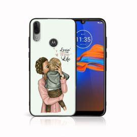 MY ART Cover in silicone Motorola Moto E6 Plus MOM LIFE (118)