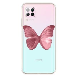 ART Silikónový kryt Huawei P40 Lite RED BUTTERFLY