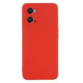 Cover protettiva RUBBER per Oppo A96 rossa