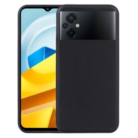 Cover in silicone per Xiaomi Poco M5 nera