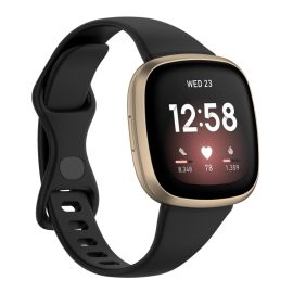 Cinturino BUTTERFLY per Fitbit Versa 4/3 / Fitbit Sense nero