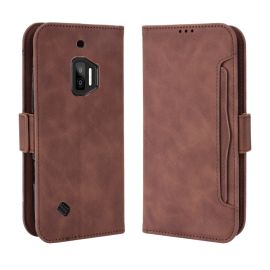 SLOT Custodia a portafoglio per Oukitel WP12 / WP 12 Pro marrone