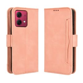 SLOT Custodia a portafoglio per Motorola Moto G84 5G rosa