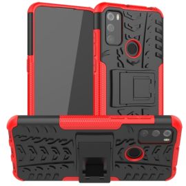 STAND Cover Extra resistente Alcatel 1S 2021 / 3L 2021 rossa