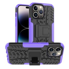 STAND Cover Extra resistente Apple iPhone 14 Pro Max viola