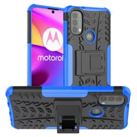 STAND Custodia Extra resistente per Motorola Moto E20 / E30 / E40 blu