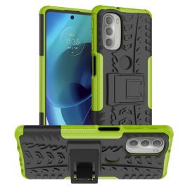 STAND Cover Extra resistente Motorola Moto G51 5G verde