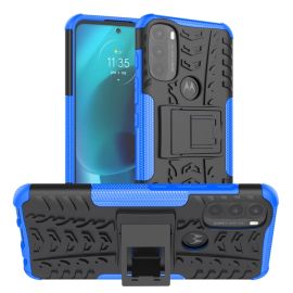 STAND Cover Extra resistente Motorola Moto G71 5G blu