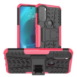 STAND Cover Extra resistente Motorola Moto G71 5G rosa