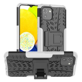 STAND Custodia Extra resistente Samsung Galaxy A03 bianca