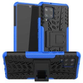 STAND Cover Extra resistente Samsung Galaxy A42 5G blu