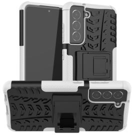 STAND Custodia Extra resistente Samsung Galaxy S21 FE 5G bianca