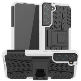STAND Custodia Extra resistente Samsung Galaxy S22 Plus 5G bianca
