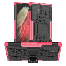 STAND Cover Extra resistente Samsung Galaxy S22 Ultra 5G rosa