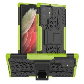 STAND Cover Extra resistente Samsung Galaxy S22 Ultra 5G verde