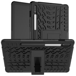 STAND Custodia Extra resistente per Samsung Galaxy Tab S9 / S7 / S8 nera