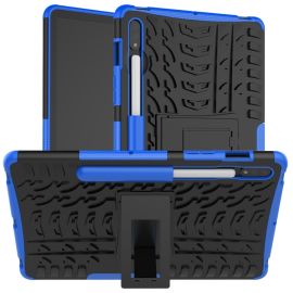 STAND Custodia Extra resistente per Samsung Galaxy Tab S9 / S7 / S8 blu