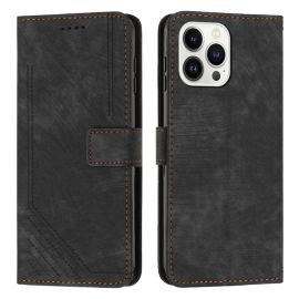 STRIPE Custodia portafoglio con cinturino Apple iPhone 15 Pro nera