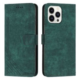 STRIPE Custodia portafoglio con cinturino Apple iPhone 15 Pro verde