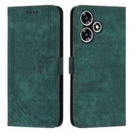 STRIPE Custodia portafoglio con tracolla Infinix Hot 30 verde