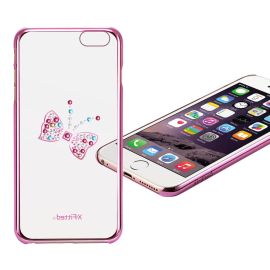 X-FITTED SWAROVSKI obal Apple iPhone 6 Plus / 6S Plus ružový (0058)