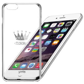 X-FITTED SWAROVSKI obal Apple iPhone 6 Plus / 6S Plus strieborný (0102)