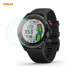 ENKAY 2x Vetro temperato per orologio Garmin Approach S62