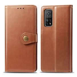 LEATHER BUCKLE portafoglio Xiaomi Mi 10T / Mi 10T Pro marrone