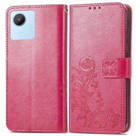 ART FLOWER S Custodia per portafoglio Realme C30 rosa