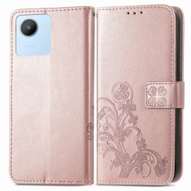 ART FLOWER S Cover portafoglio Realme C30 rosa chiaro