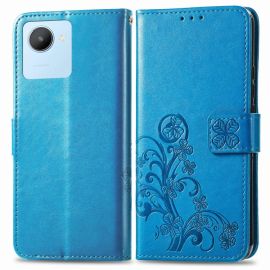 ART FLOWER S Custodia per portafoglio Realme C30 blu