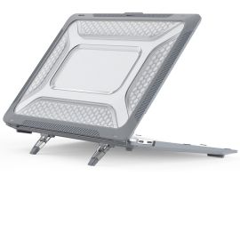 ENKAY RUGGED Set protettivo per Apple MacBook Air 13 A2179 / A2337 grigio