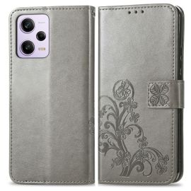 ART FLOWER S Custodia a portafoglio Xiaomi Redmi Note 12 5G grigio