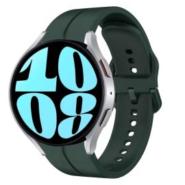 Cinturino in SILICONE per Samsung Galaxy Watch 6 Classic (47mm / 43mm) e Watch 6 (44mm / 40mm) verde