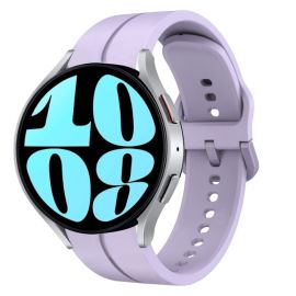 Cinturino in SILICONE per Samsung Galaxy Watch 6 Classic (47mm / 43mm) e Watch 6 (44mm / 40mm) viola