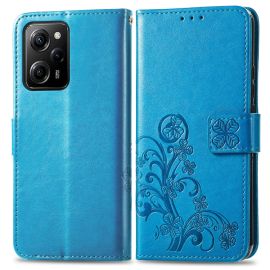 ART FLOWER S Custodia a portafoglio Xiaomi Poco X5 Pro 5G blu