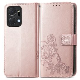 ART FLOWER S Cover per portafoglio Honor X7a rosa chiaro