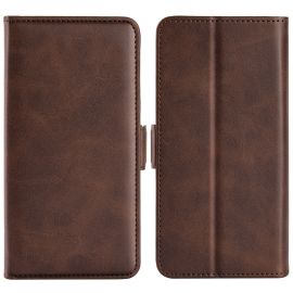 Custodia a portafoglio SIDE per Nokia C31 marrone scuro