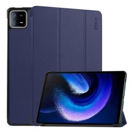 Custodia Flip ENKAY LEATHER per Xiaomi Pad 6 / Pad 6 Pro blu scuro