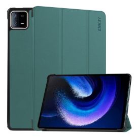 Custodia Flip ENKAY LEATHER per Xiaomi Pad 6 / Pad 6 Pro verde