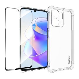 ENKAY SET Cover trasparente + vetro protettivo 3D Honor X7a