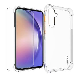 ENKAY SET Cover trasparente + vetro protettivo 2.5D Samsung Galaxy A54 5G