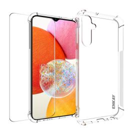 ENKAY SET Cover trasparente + vetro protettivo 2.5D Samsung Galaxy A25 5G