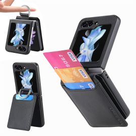 JSM CARD Cover con slot per schede per Samsung Galaxy Z Flip 5 5G nera
