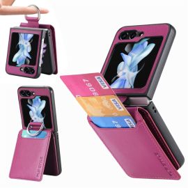 JSM CARD Cover con scomparti per carte Samsung Galaxy Z Flip 5 5G viola