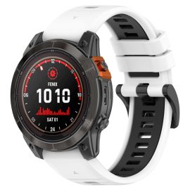 Cinturino sportivo universale per Garmin Fenix 7 Pro / 7 Pro Solar / 7 Pro Sapphire bianco