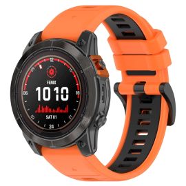 Cinturino sportivo universale per Garmin Fenix 7 Pro / 7 Pro Solar / 7 Pro Arancio zaffiro