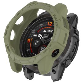 Cover TPU HALF COVER per Garmin Fenix 7S / Fenix 7S Pro verde